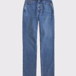 A&F Curve Love Ultra High Rise 90s Straight Jean